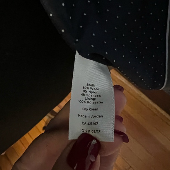 Talbots blazer gray 2 button front faux pockets lined vintage style preppy SZ 4P - Picture 9 of 10